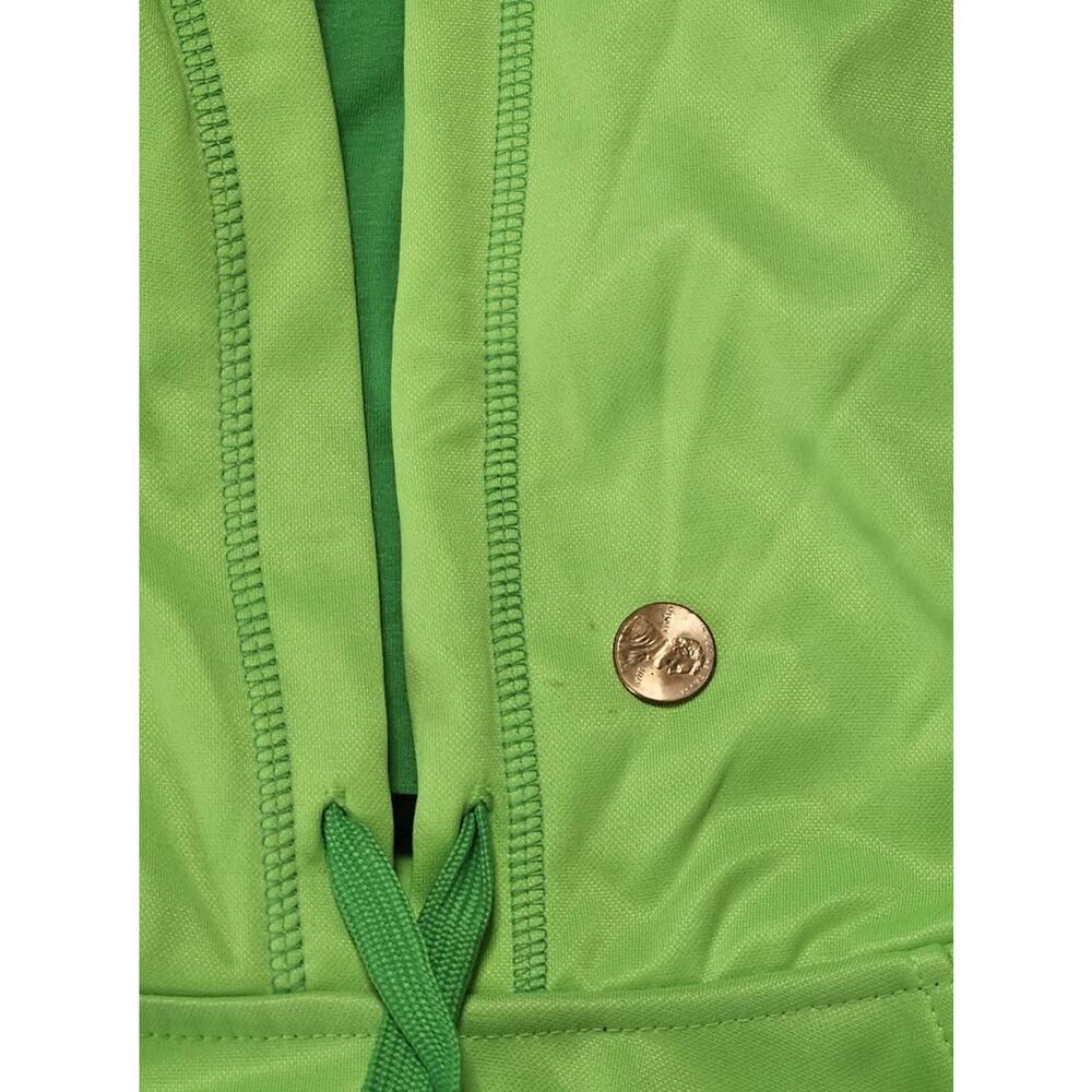 FILA Women’s‎ Hoodie Sweatshirt Neon Green Pullover Logo Size Medium - Picture 5 of 5